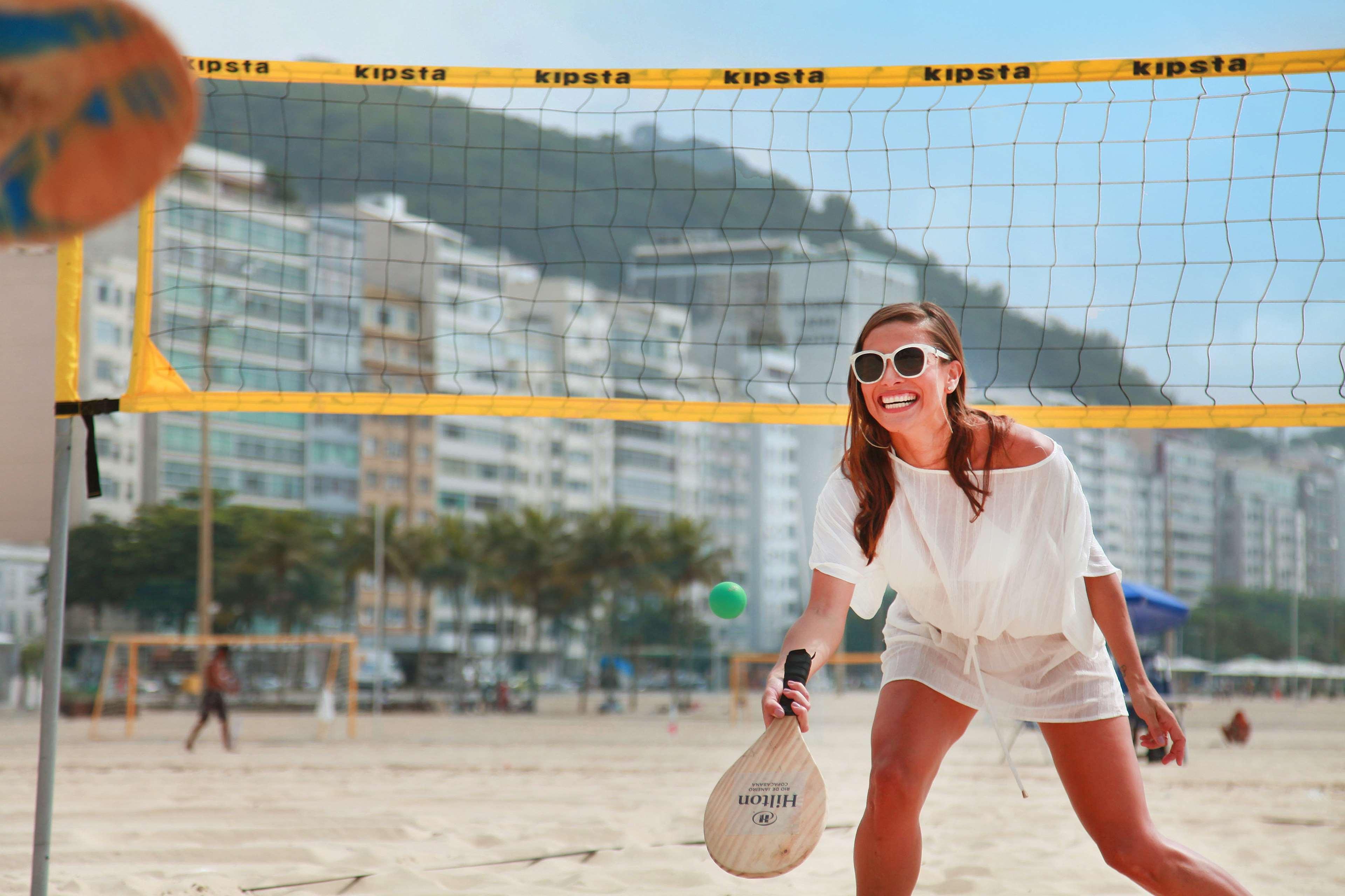 Hilton Copacabana Rio De Janeiro Exteriér fotografie Beach tennis player