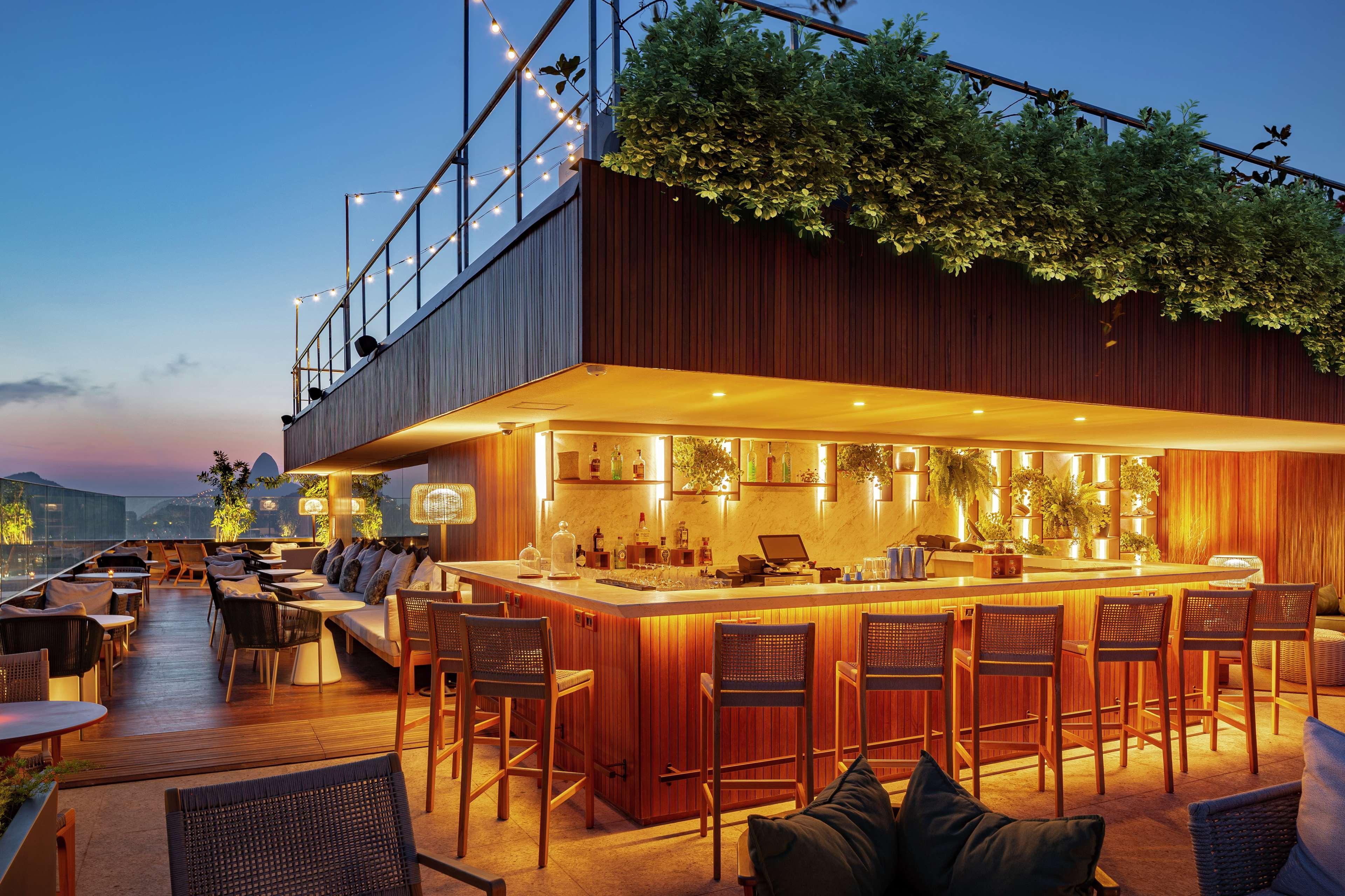Hilton Copacabana Rio De Janeiro Exteriér fotografie The Bar
