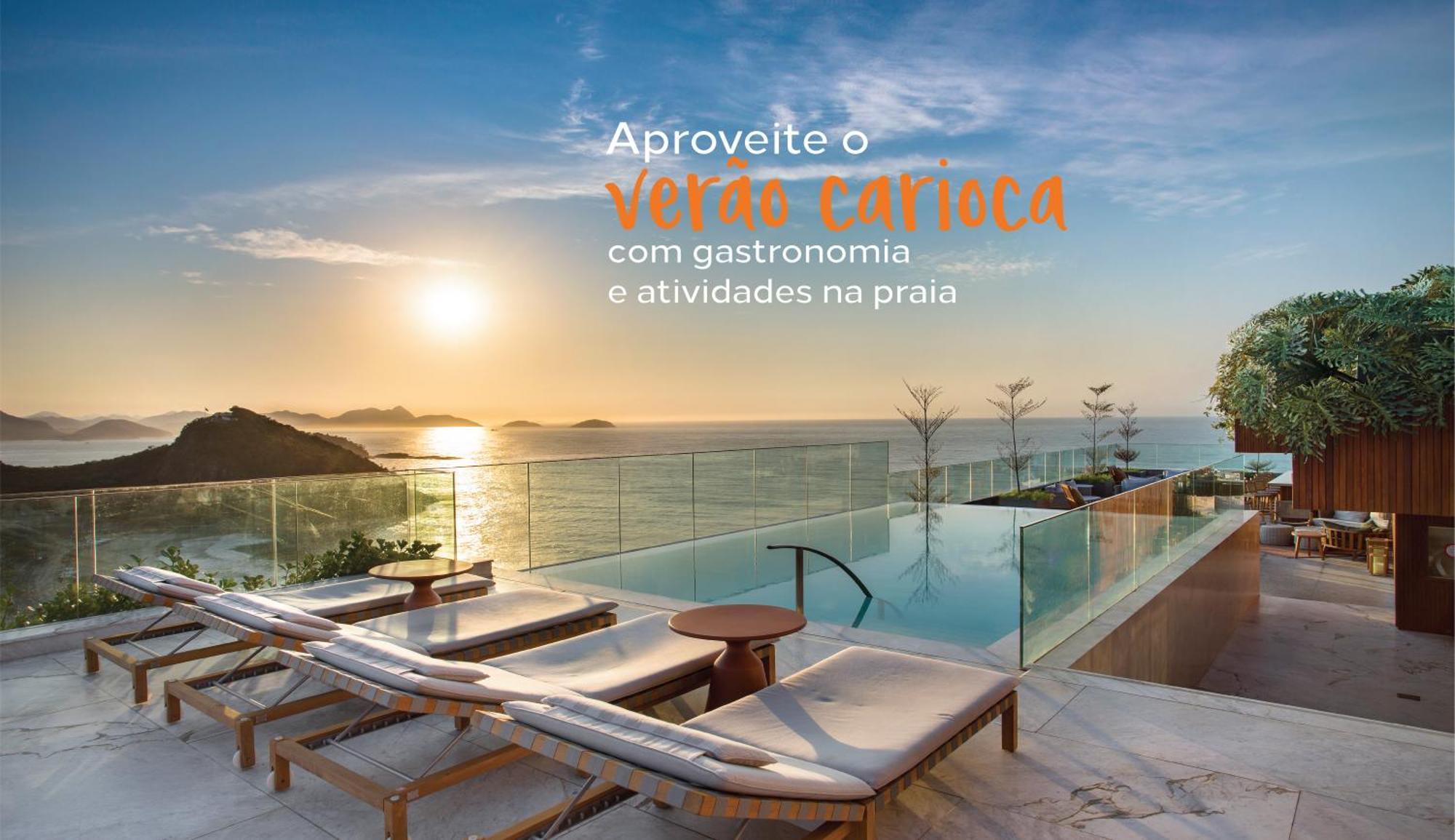 Hilton Copacabana Rio De Janeiro Exteriér fotografie View of the beach